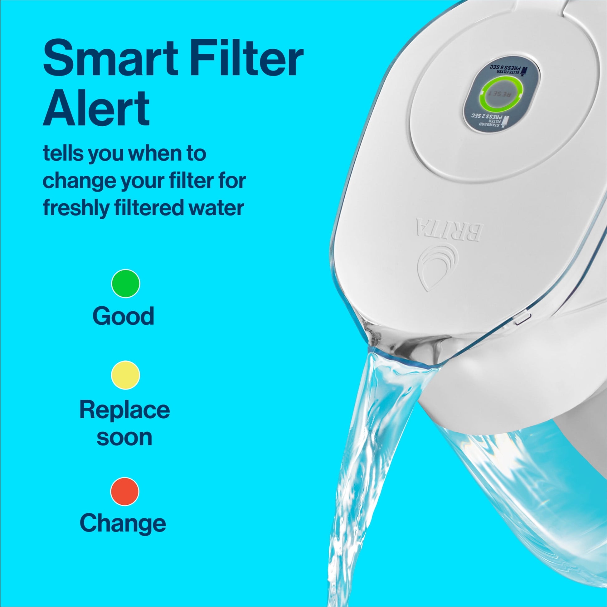 Small 6 Cup Red Denali Water Filter Pitcher with 1  Standard Filter