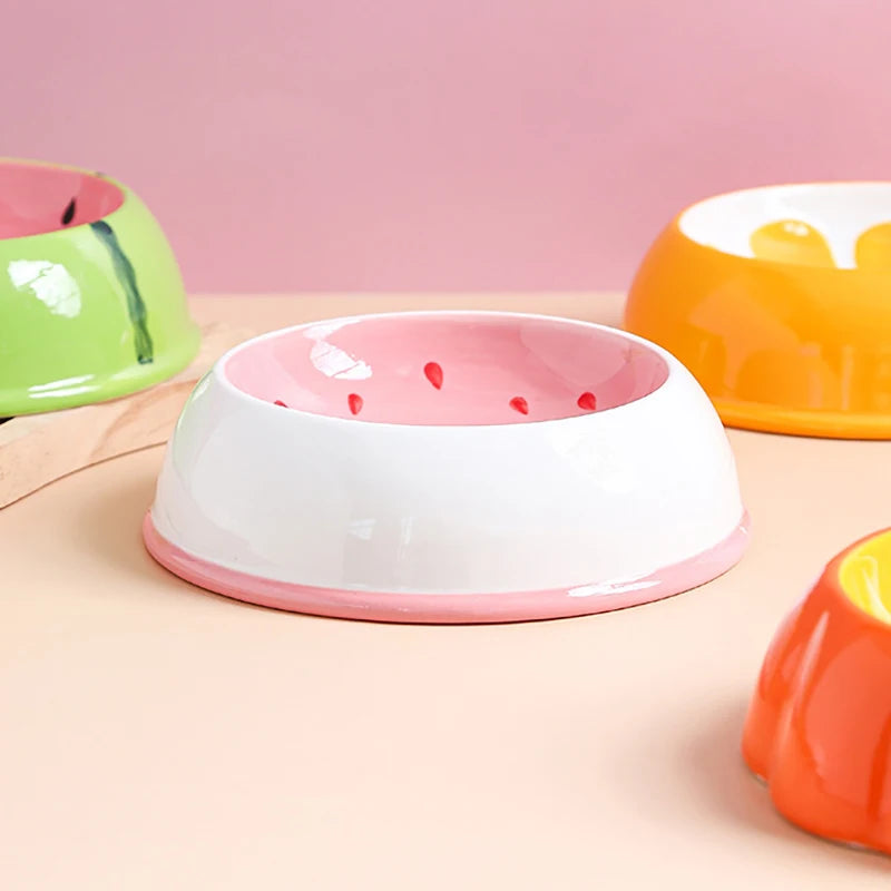 Cat Ceramic Fruit Bowl